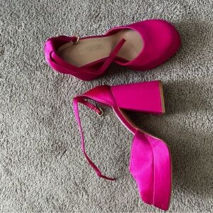 Hot Pink Platform Heels